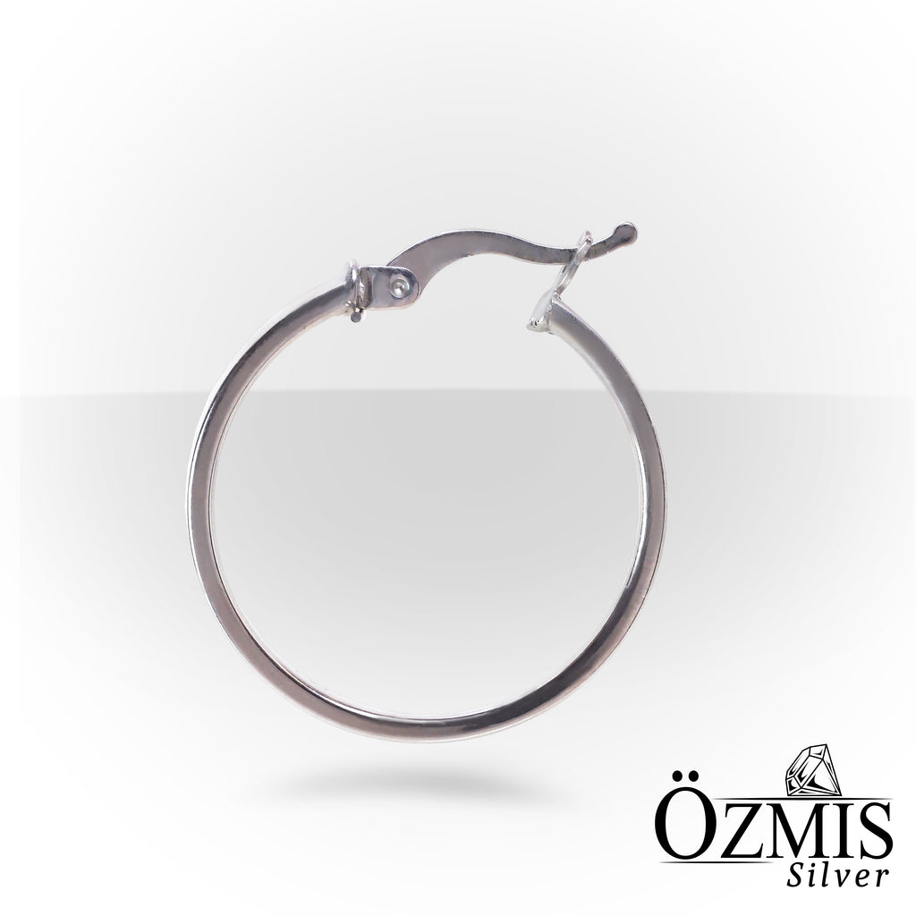 Halka Gümüş Küpe