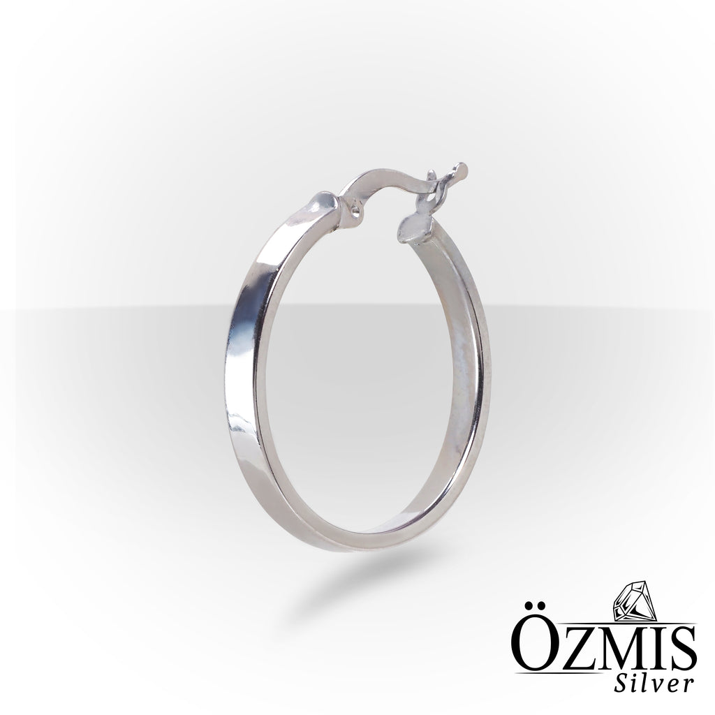 Halka Gümüş Küpe