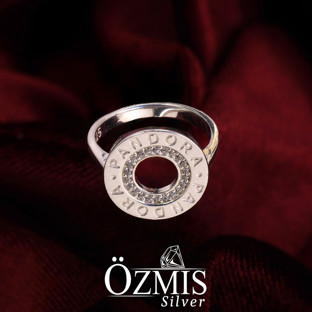 Pandora İlhamlı Yuvarlak Gümüş Set