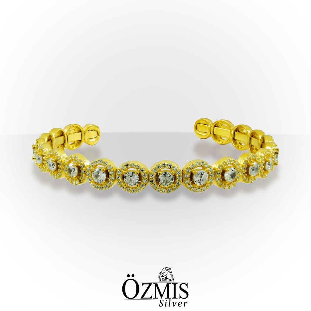 Altın Kaplama Gümüş Bilezik