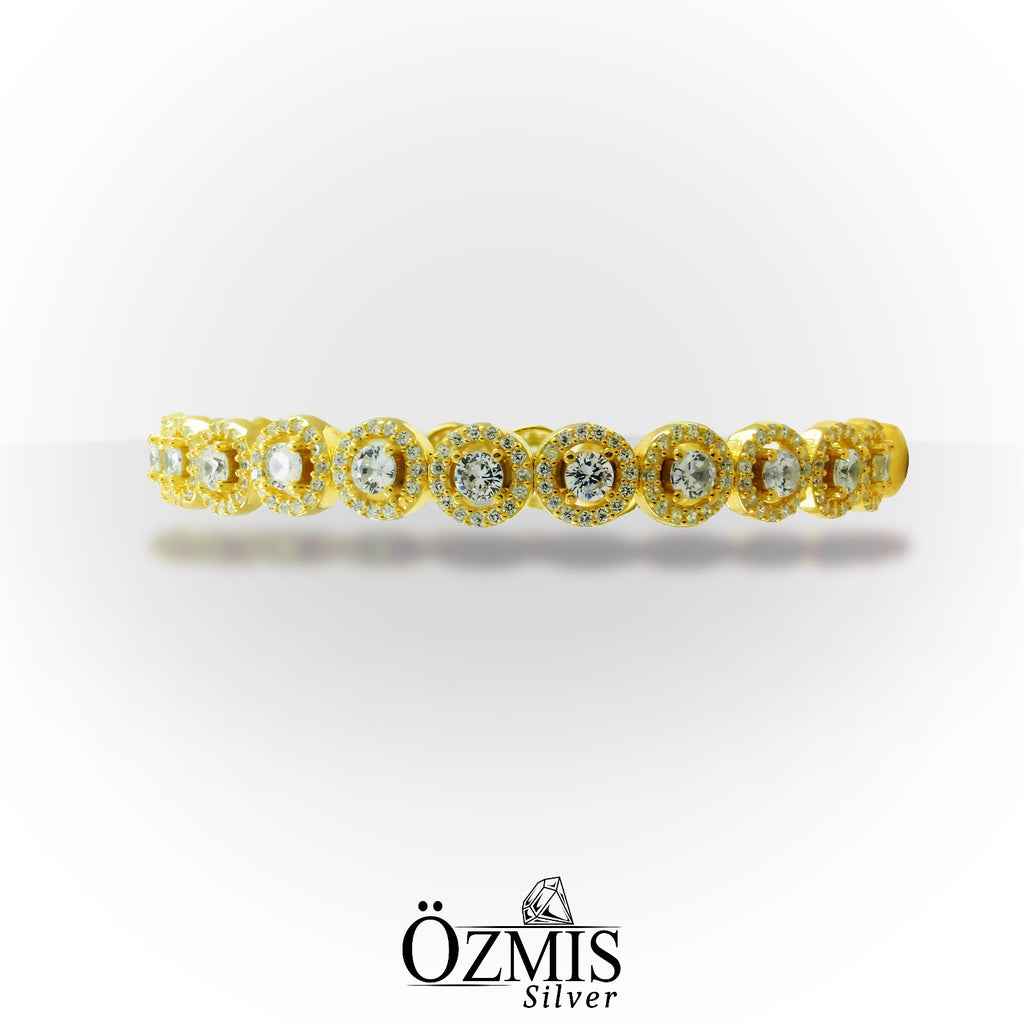 Altın Kaplama Gümüş Bilezik