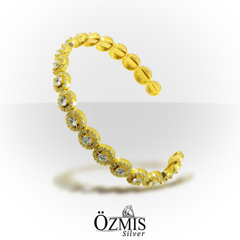 Altın Kaplama Gümüş Bilezik